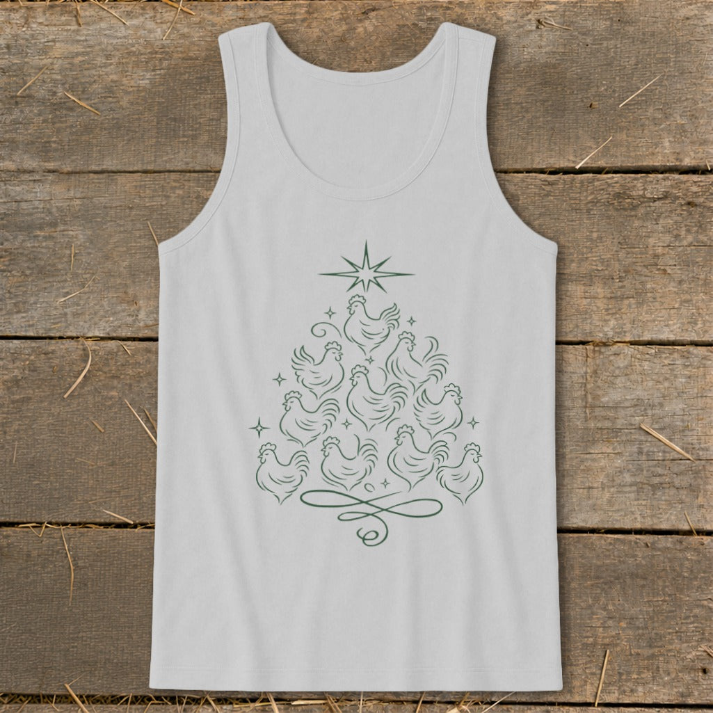 Elegant Chicken Tree Tank Top