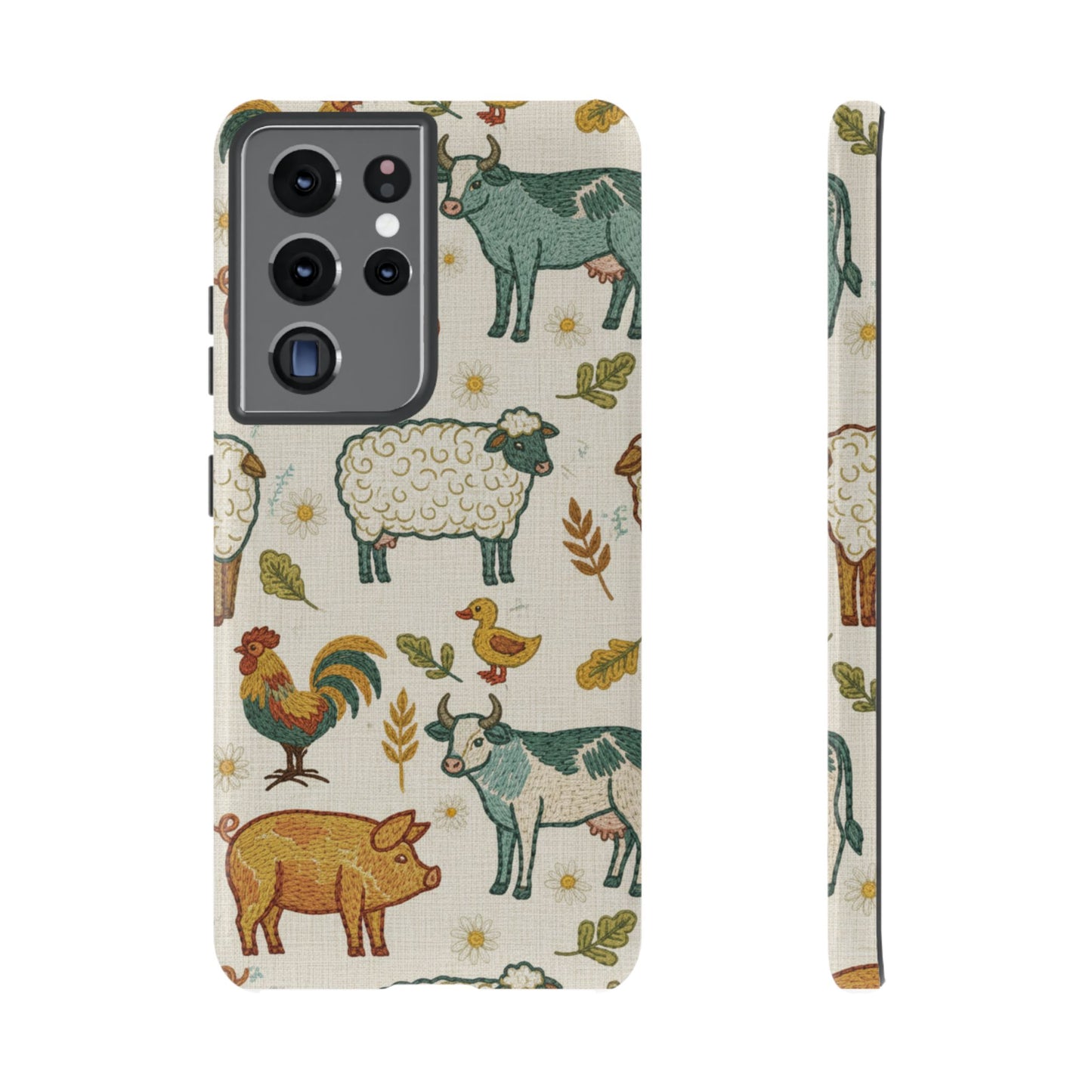 Folksy Farm Animals Phone Case