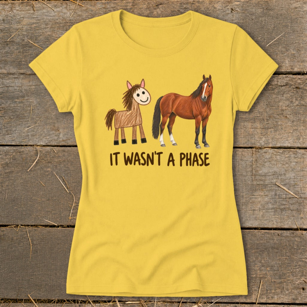 It Wasn't a Phase Drawing Ladies Tee