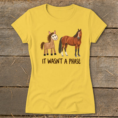 It Wasn't a Phase Drawing Ladies Tee