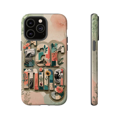 Farming Scrapbook Phone Case