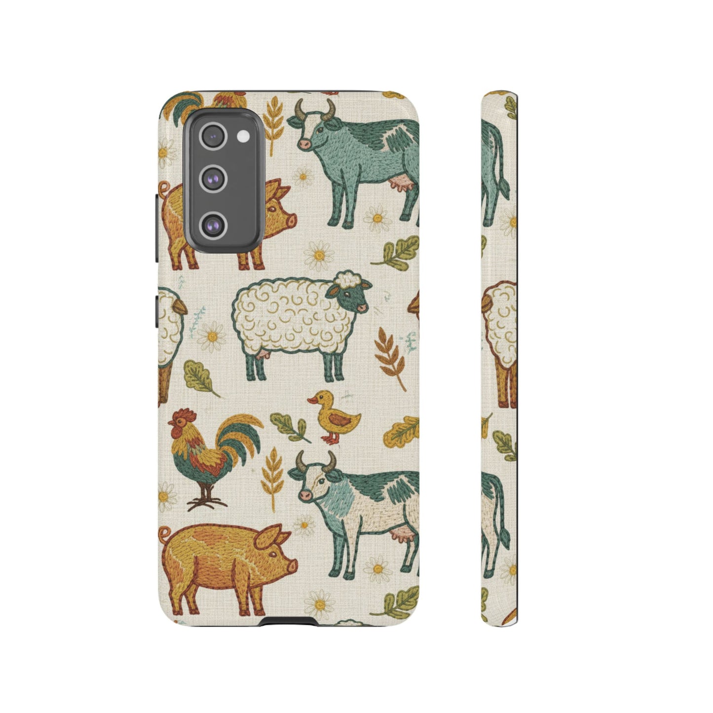Folksy Farm Animals Phone Case