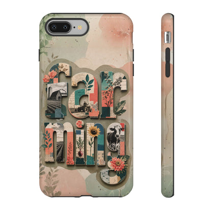 Farming Scrapbook Phone Case