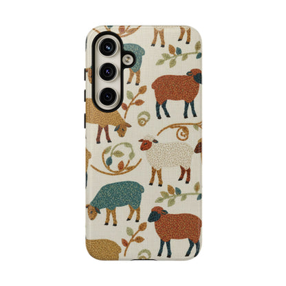 Folksy Sheep Phone Case