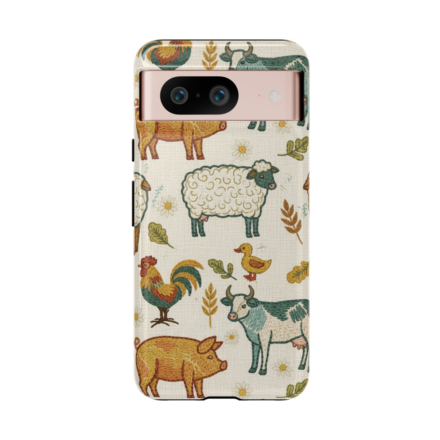 Folksy Farm Animals Phone Case