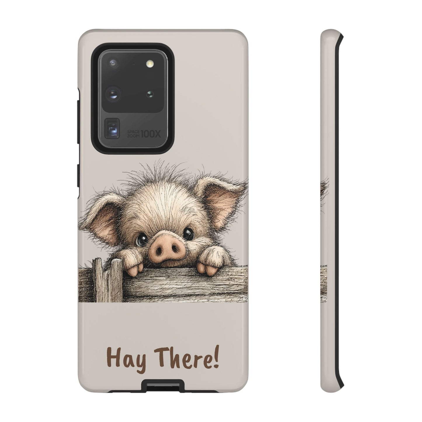 Hay There Pig Phone Case