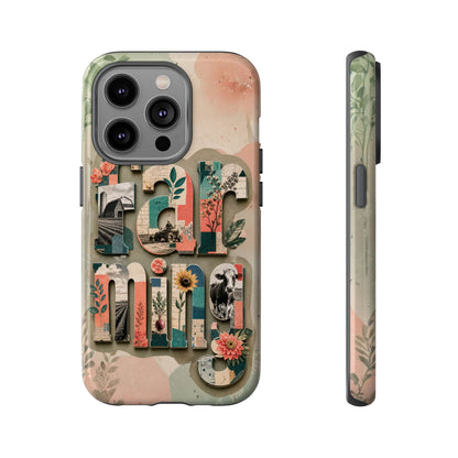 Farming Scrapbook Phone Case