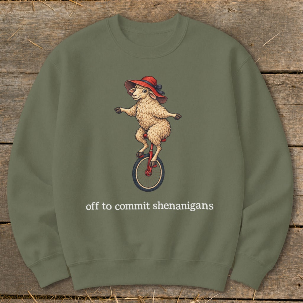 Off To Commit Shenanigans Sweatshirt