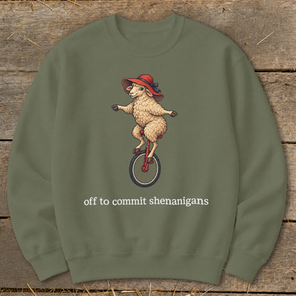 Off To Commit Shenanigans Sweatshirt