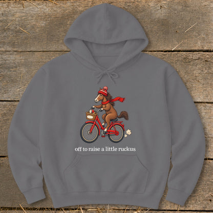 Off To Raise a Little Ruckus Hoodie