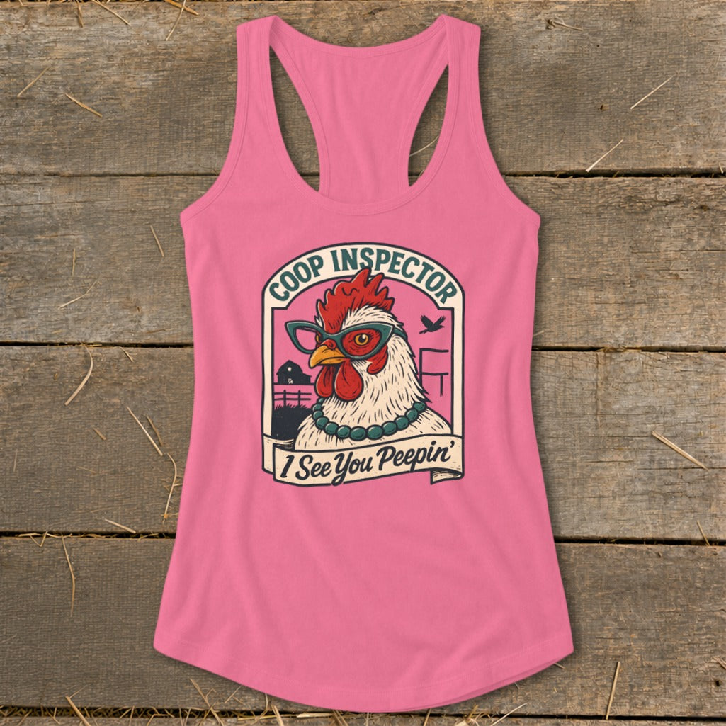 Coop Inspector Racerback Tank