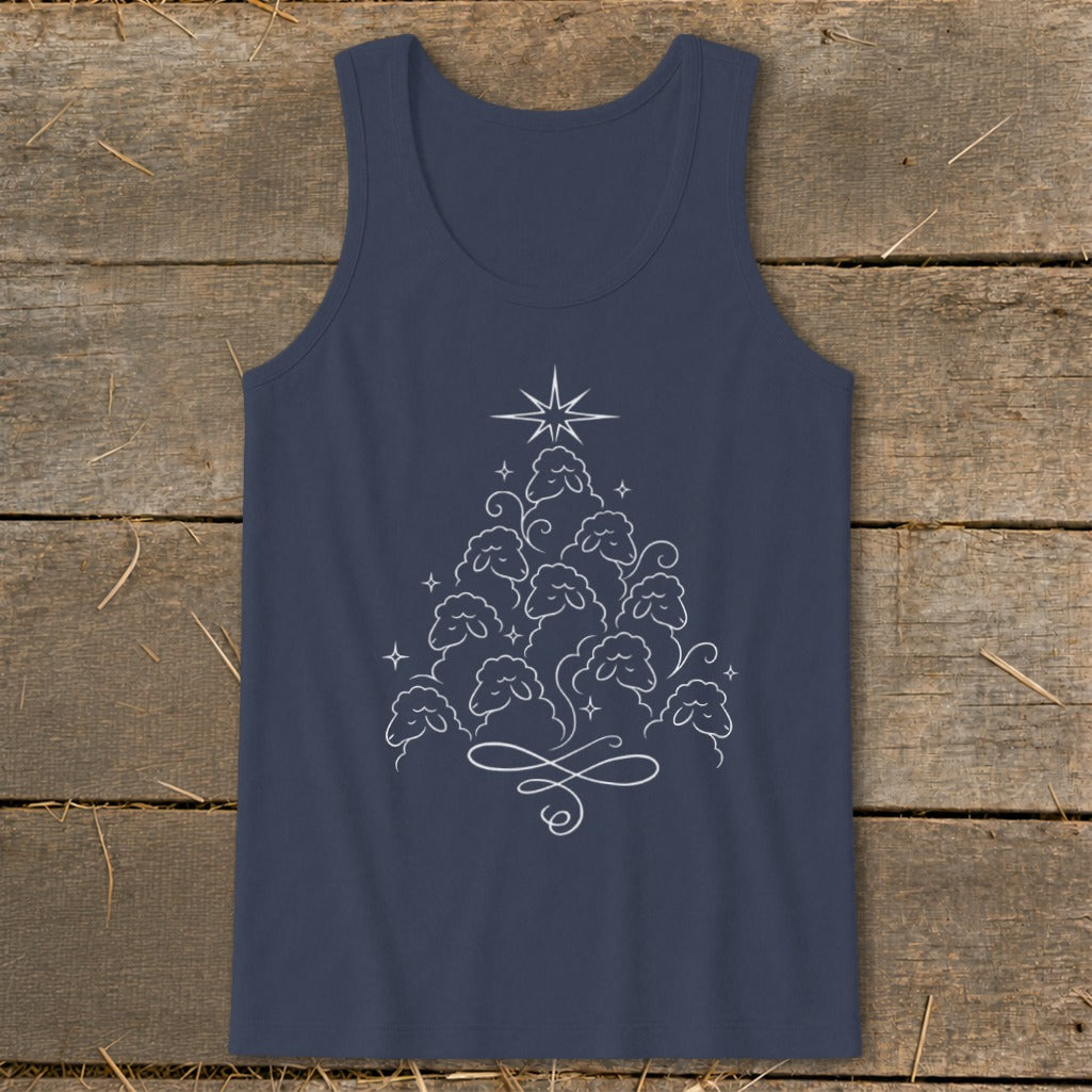 Elegant Sheep Tree Tank Top