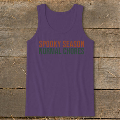 Spooky Season Normal Chores Tank Top