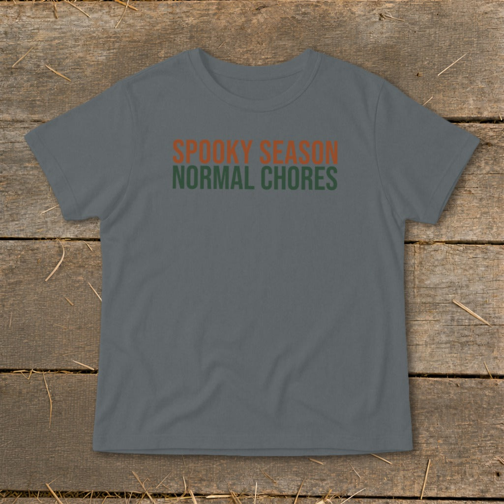 Spooky Season Normal Chores Infant Tee