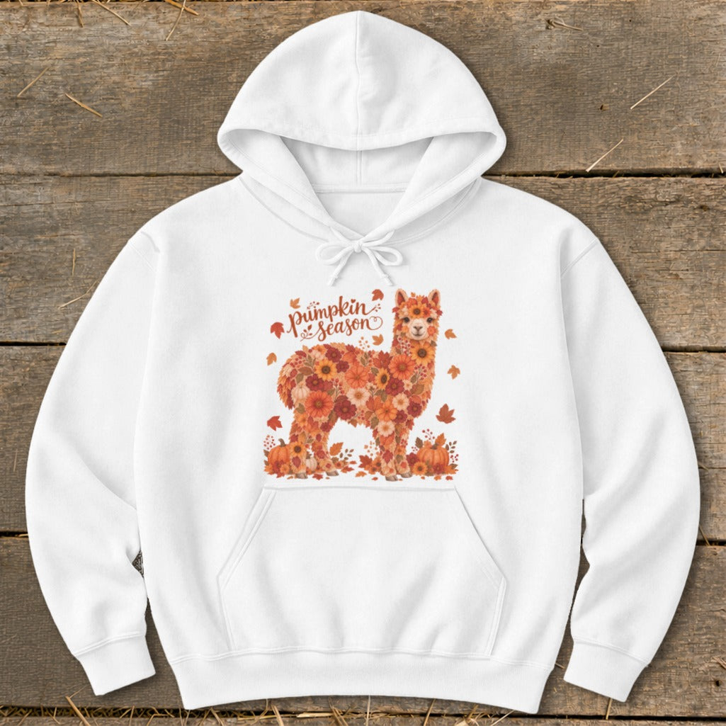 Fall Floral Alpaca Hoodie