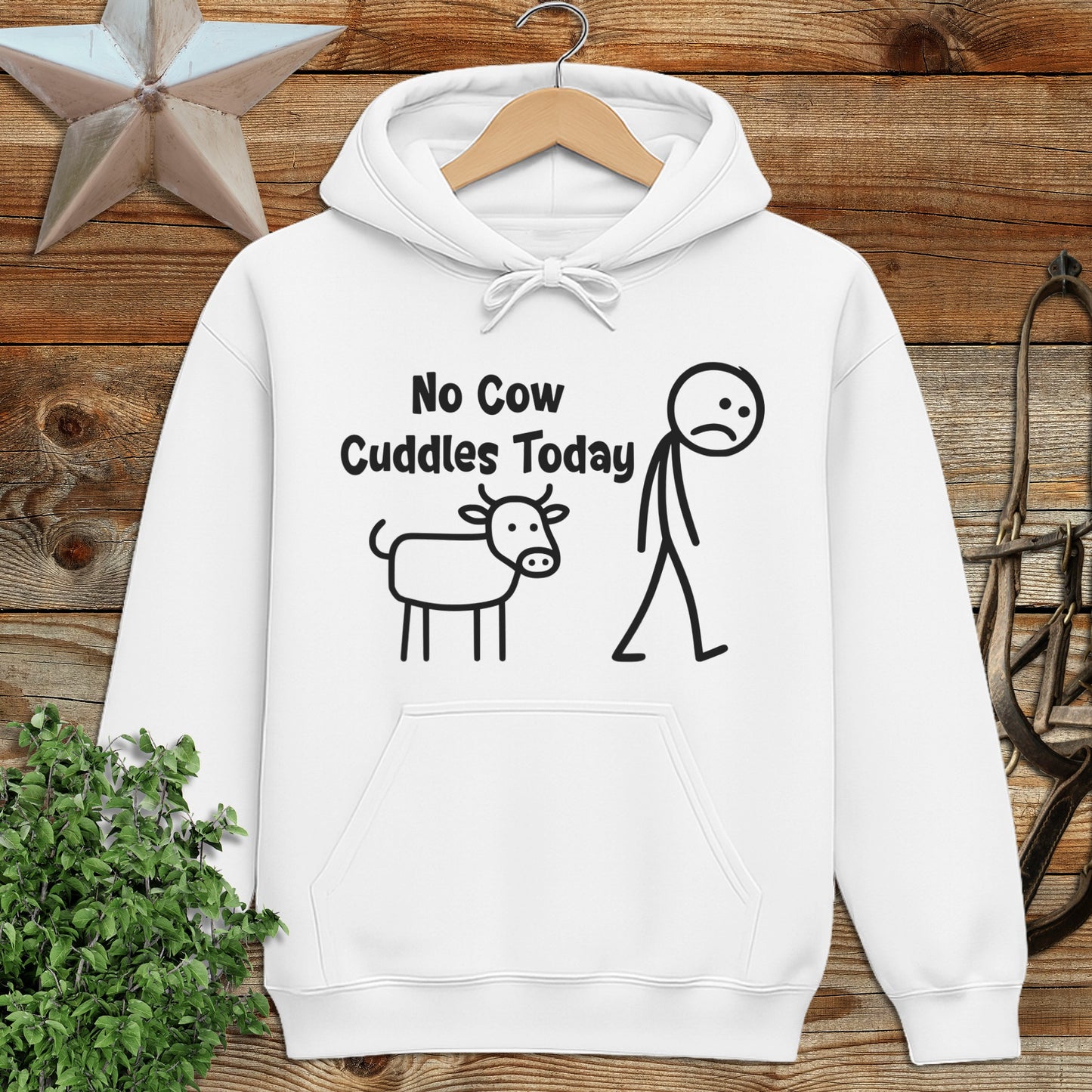 No Cow Cuddles Today Hoodie