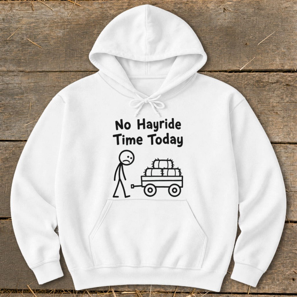 No Hayride Time Today Hoodie