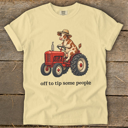 Off To Tip People Signature Tee