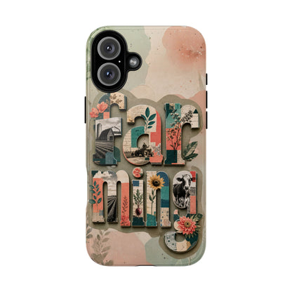 Farming Scrapbook Phone Case