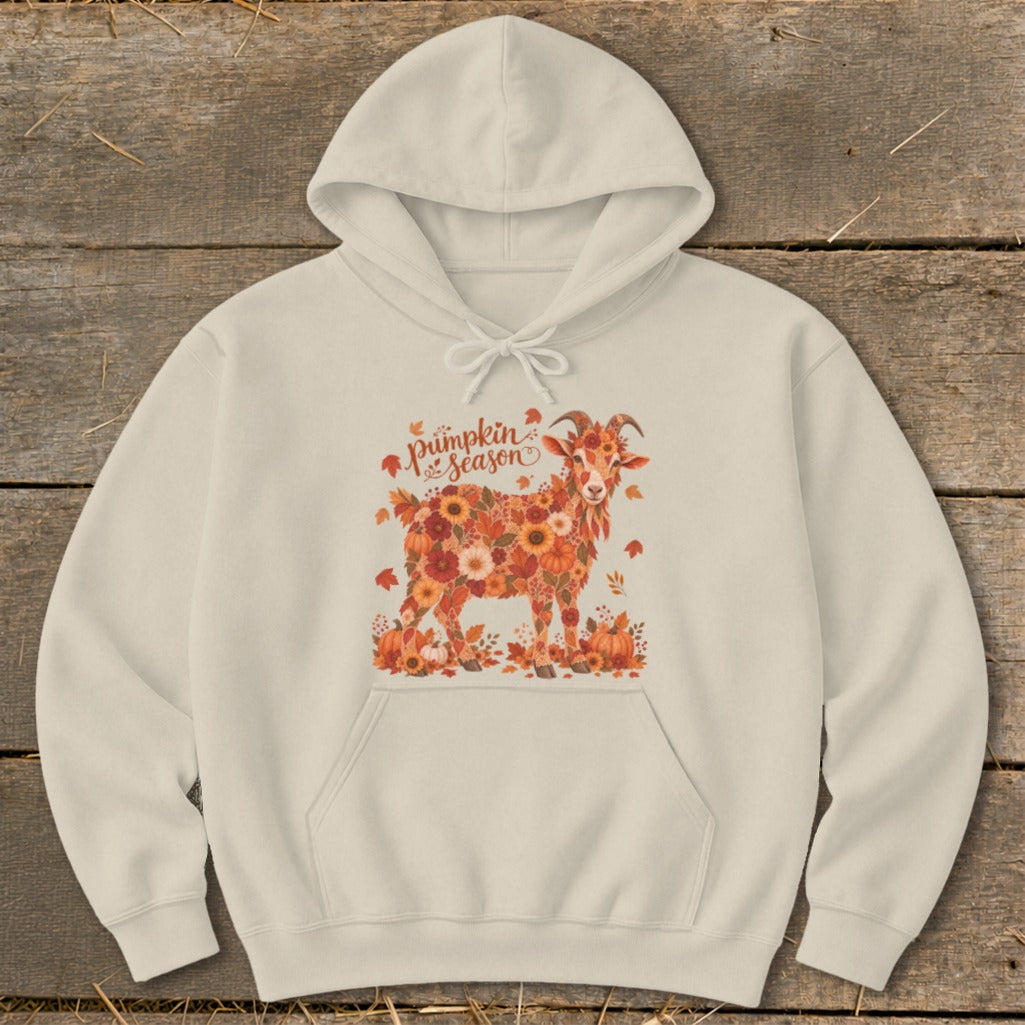 Fall Floral Goat Hoodie