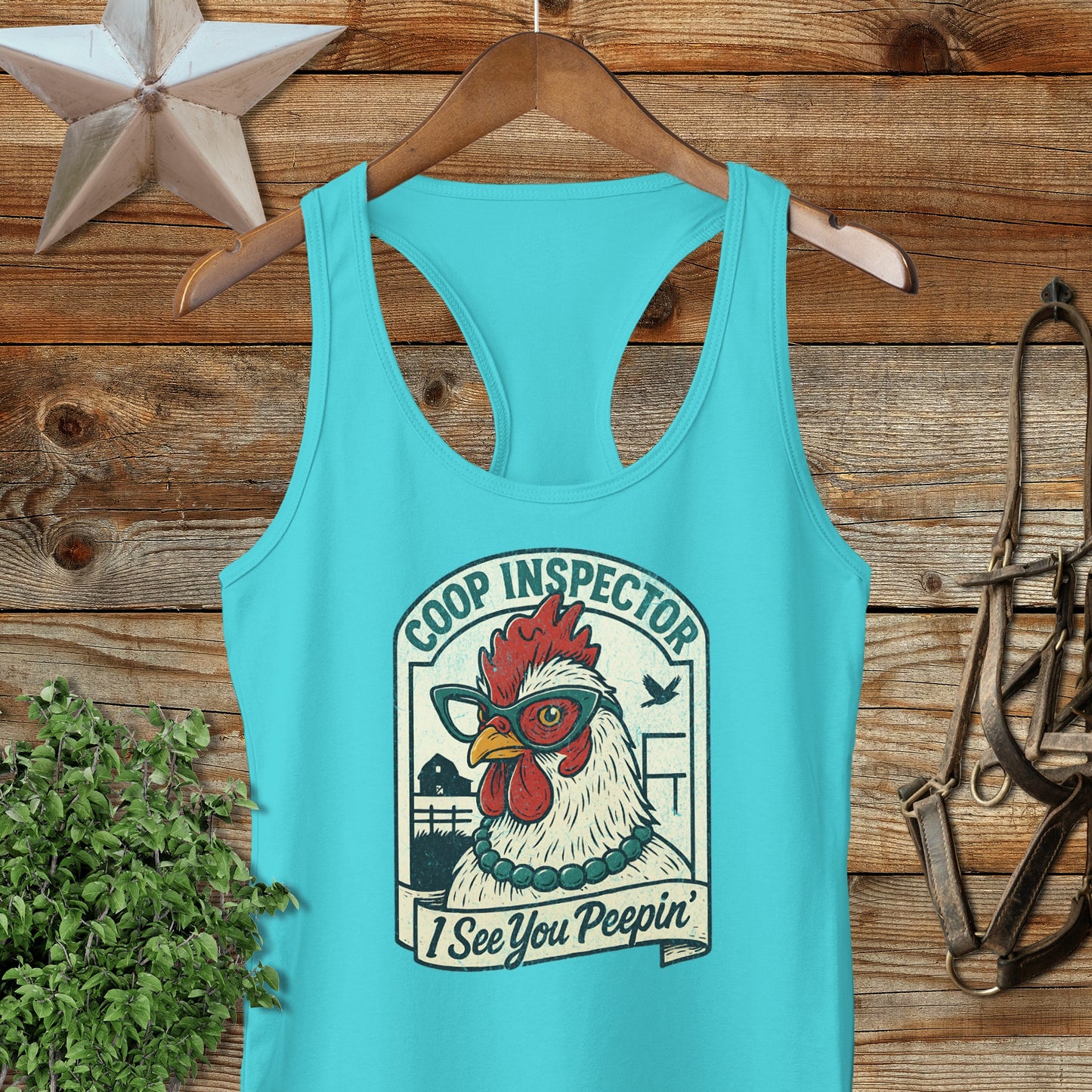 Coop Inspector I See You Peepin' Graphic Tank Top