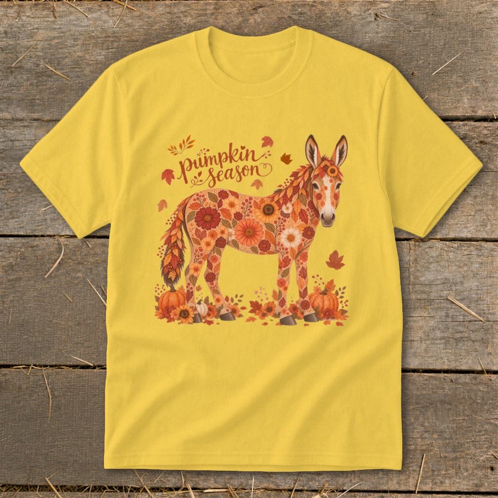 Fall Floral Donkey Youth Tee