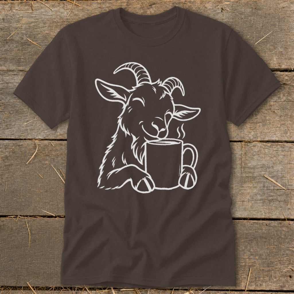 Morning Coffee Goat Classic Tee