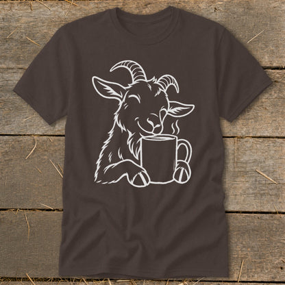 Morning Coffee Goat Classic Tee