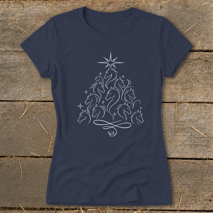 Elegant Horse Tree Ladies Tee