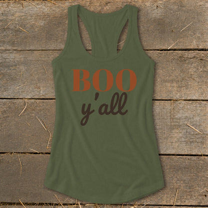 Boo Y'all Racerback Tank