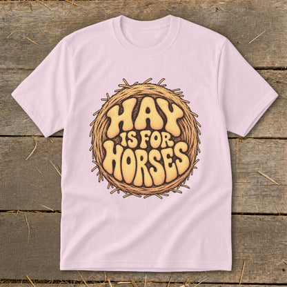 Hay Is For Horses Round Bale Youth Tee