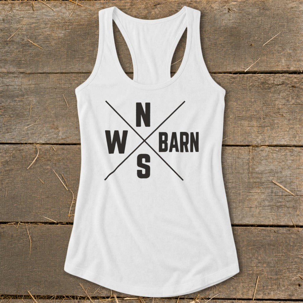 Barn Compass Racerback Tank