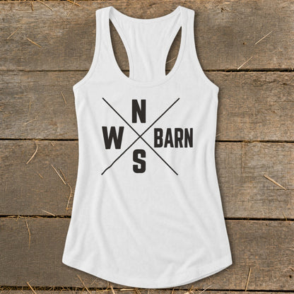 Barn Compass Racerback Tank