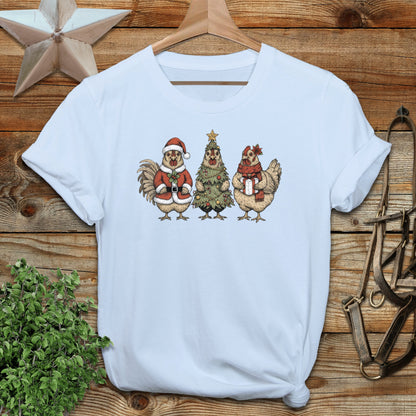 3 Chick Christmas Softstyle Tee