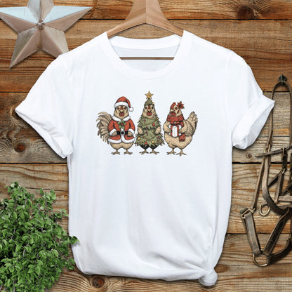 3 Chick Christmas Softstyle Tee