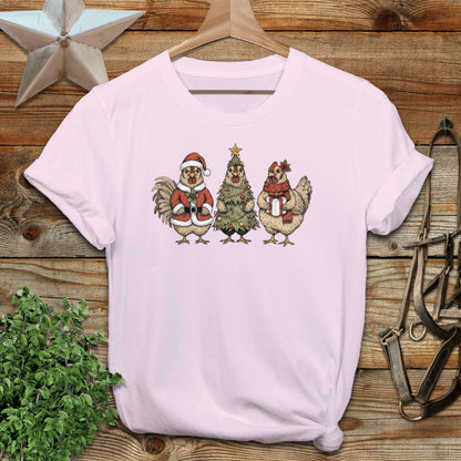 3 Chick Christmas T-shirt