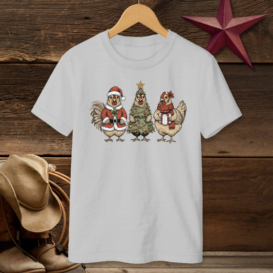 3 Chick Christmas T-shirt (Youth)