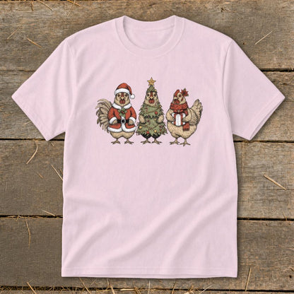 3 Chick Christmas Youth Tee