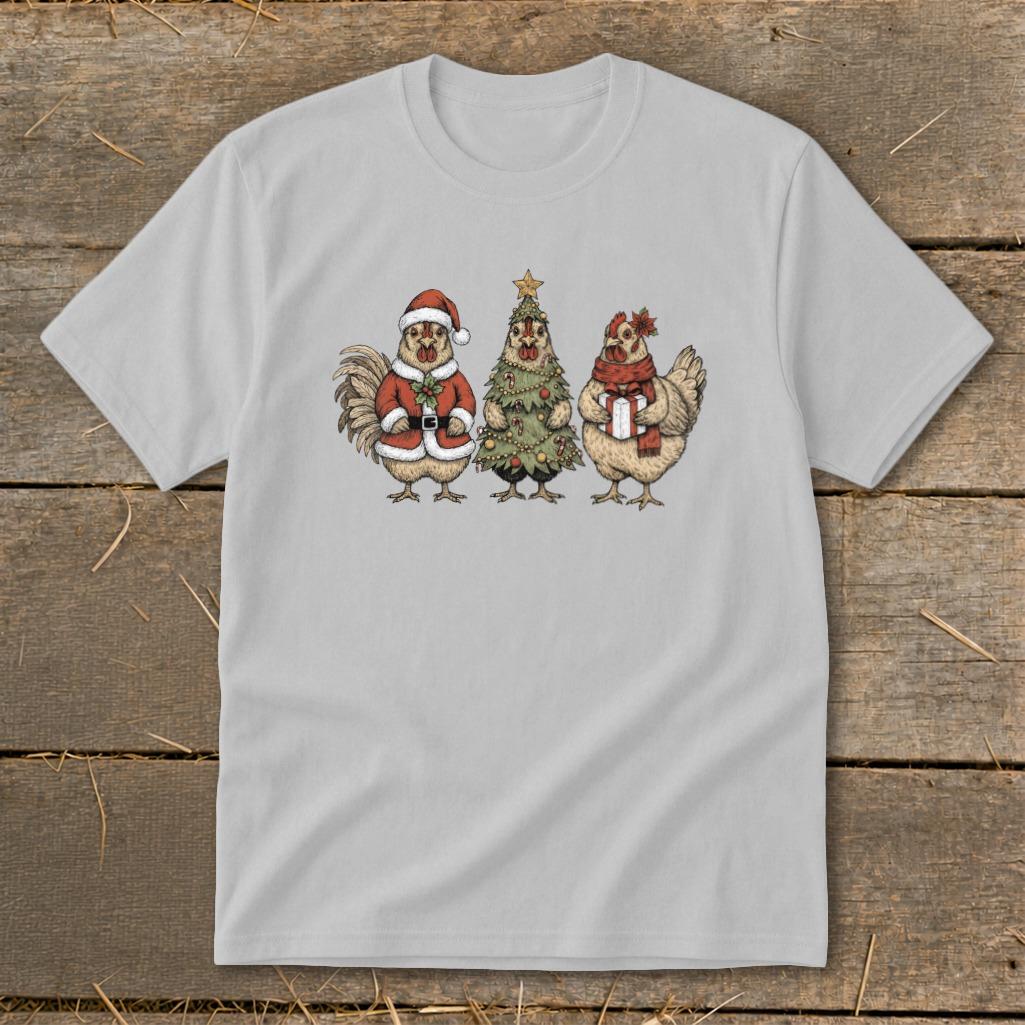 3 Chick Christmas Youth Tee
