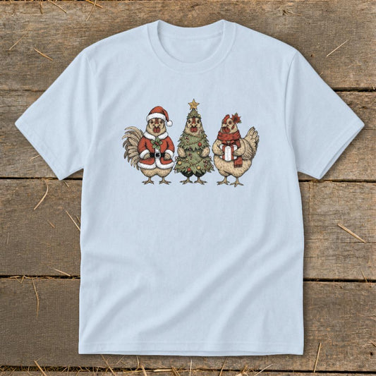 3 Chick Christmas Youth Tee