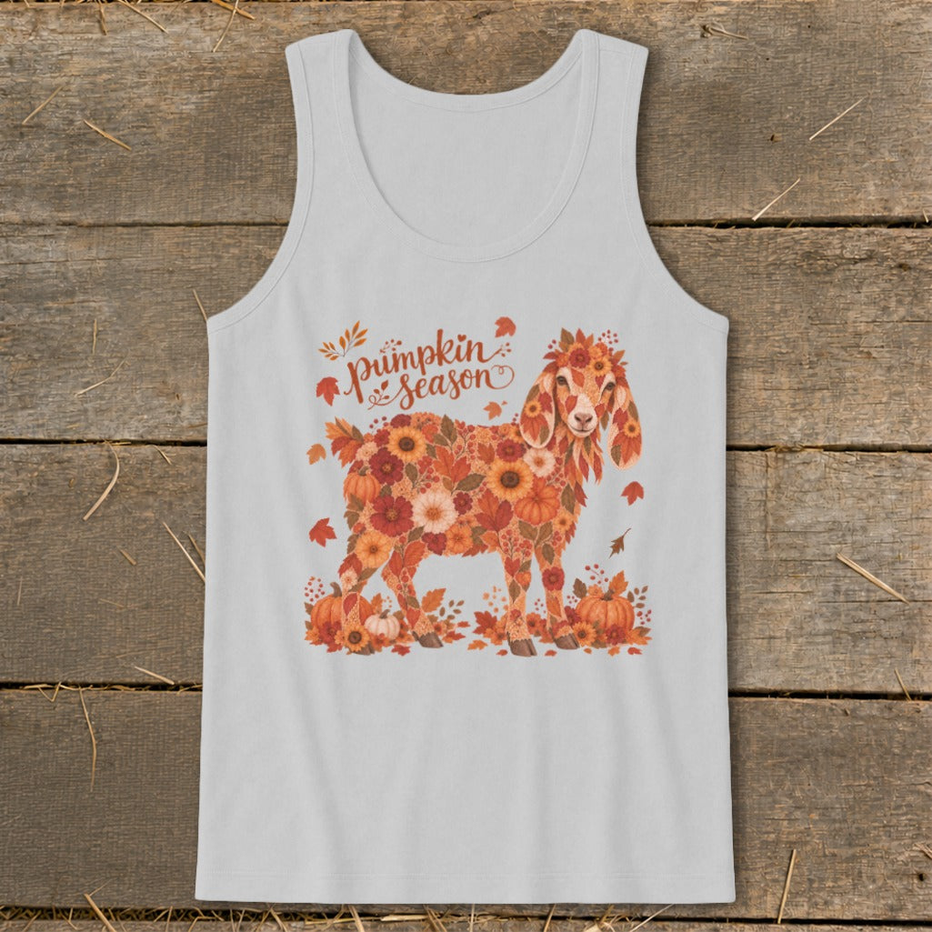 Fall Floral Nubian Goat Tank Top
