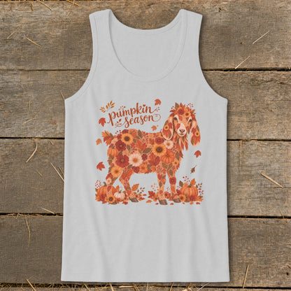 Fall Floral Nubian Goat Tank Top