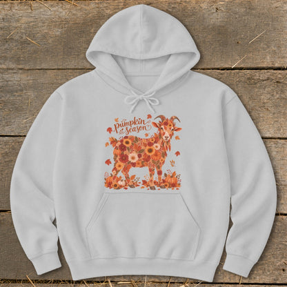 Fall Floral Goat Hoodie