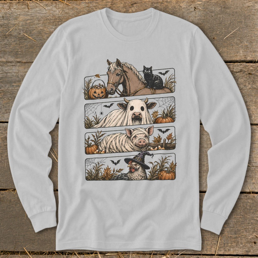 Barnyard Costume Party Long Sleeve Tee