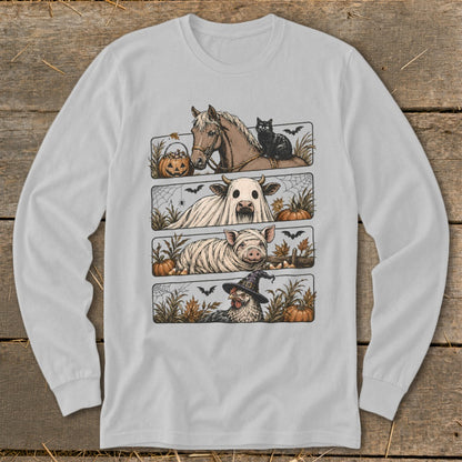 Barnyard Costume Party Long Sleeve Tee