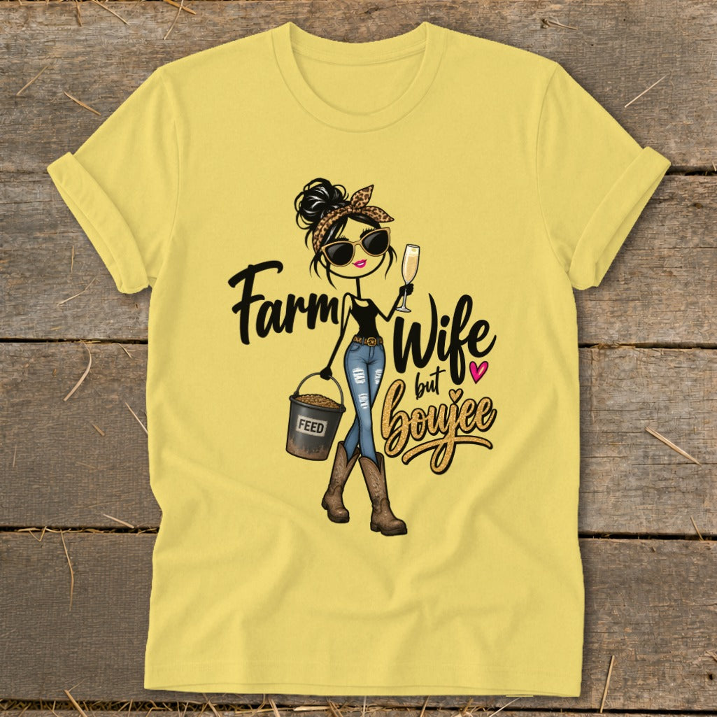 Boujee Farm Wife Softstyle Tee