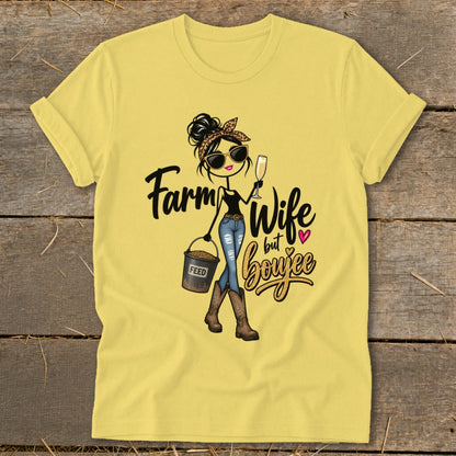 Boujee Farm Wife Softstyle Tee