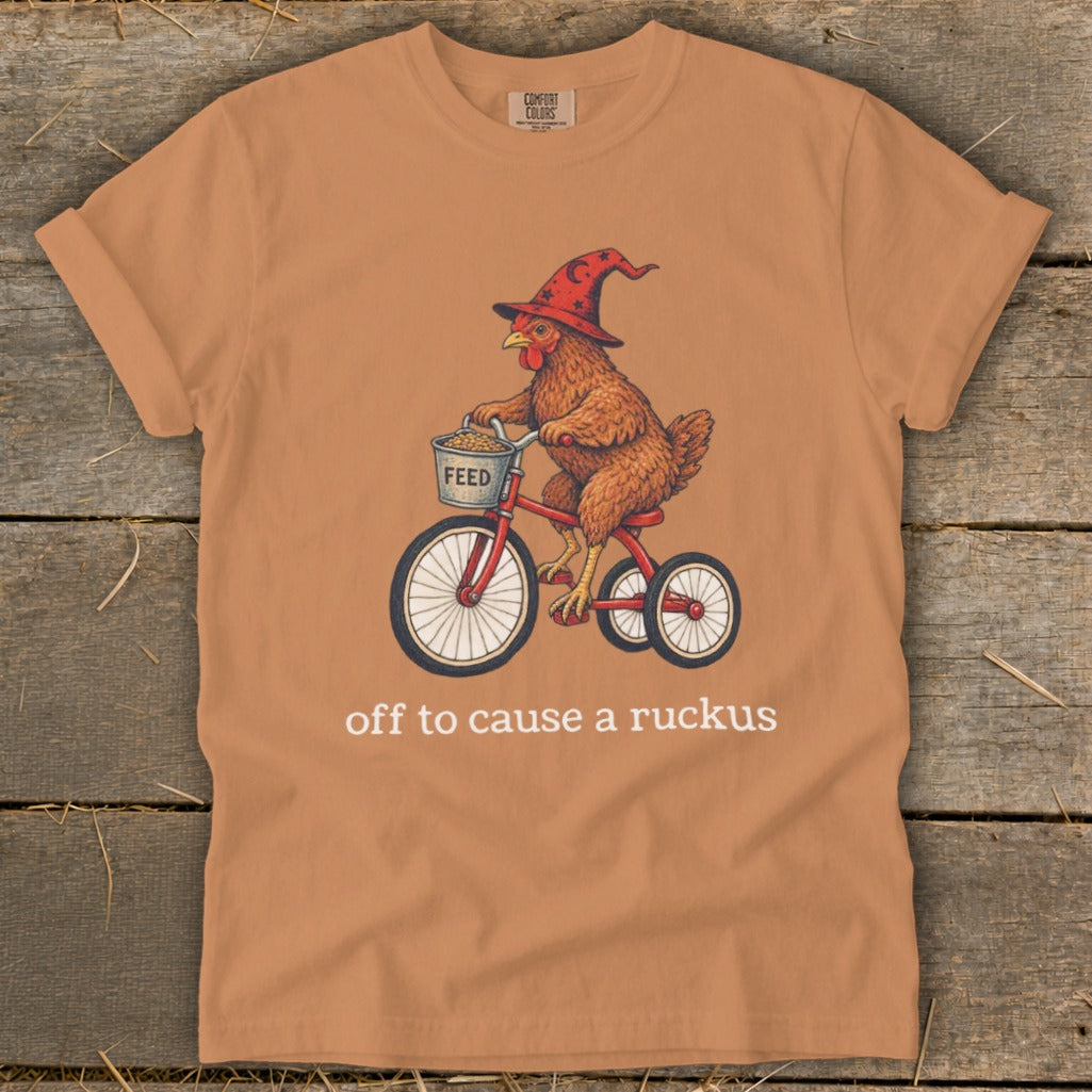 Off To Cause a Ruckus Signature Tee