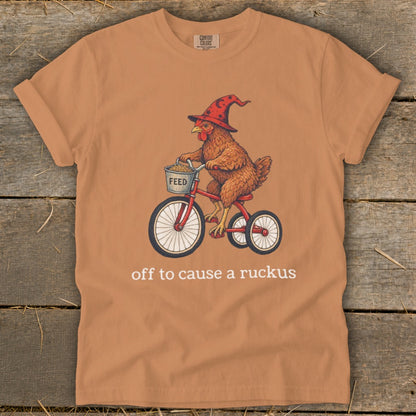 Off To Cause a Ruckus Signature Tee