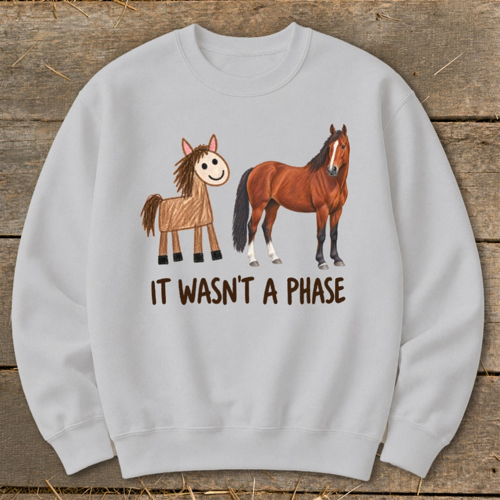 It Wasn't a Phase Drawing Sweatshirt
